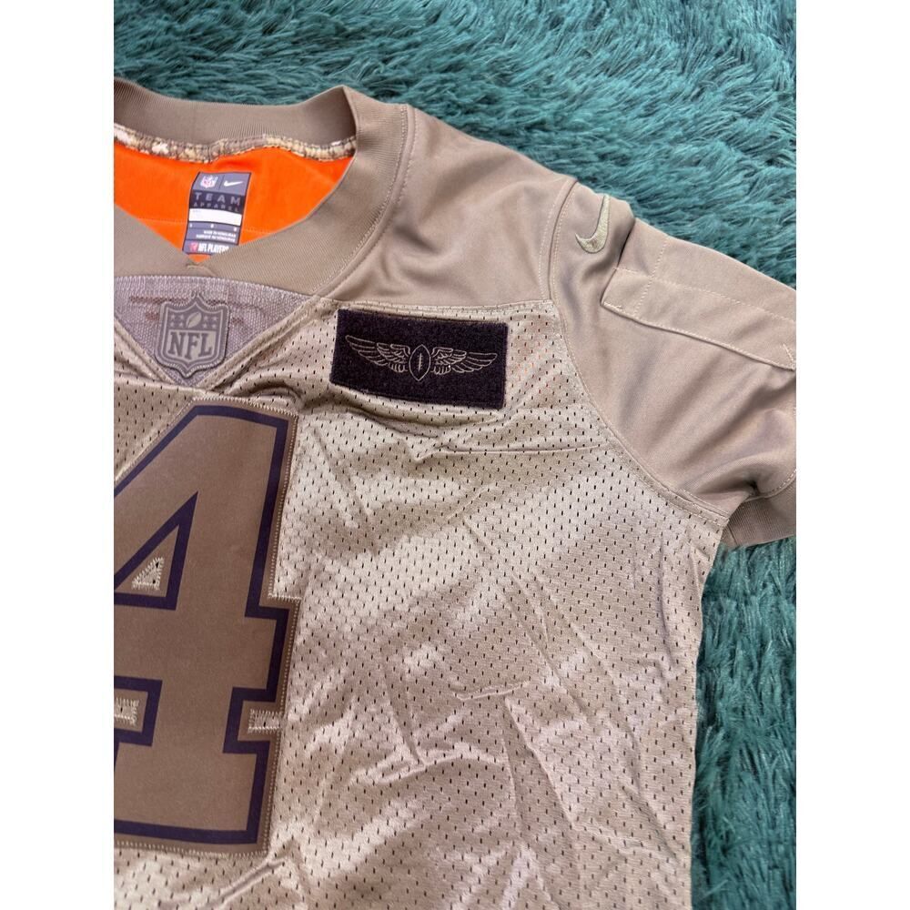 Youth Dallas Cowboys Dak Prescott Jersey Nike Salute To Service Camo Jersey L - Picture 3 of 7